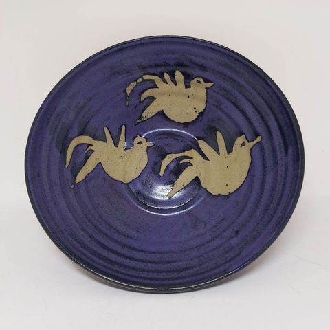 Per Lysgaard, Røros, Keramikk-skål med tre fugler