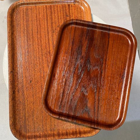 vintage teak serveringsbrett