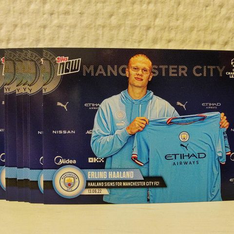 Topps Now PS01 -  Erling Haaland Signs For Manchester City