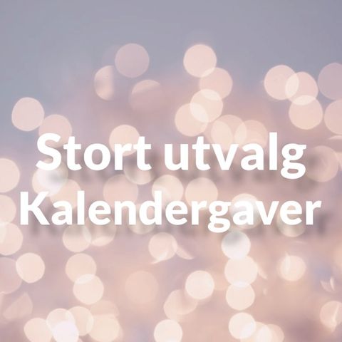 Stort utvalg smågaver til julekalender