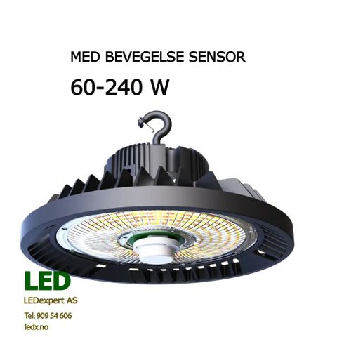 Spar strøm! LED taklampe med bevegelse sensor 150W