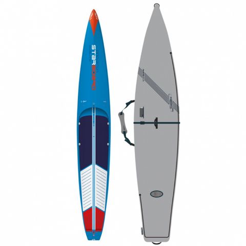 SUP Racing Brett - Starboard ALL STAR Wood Carbon m/brettbag