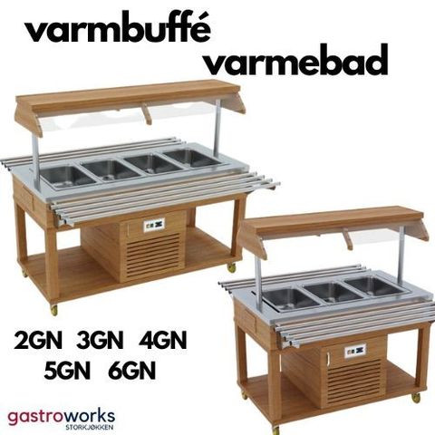 Buffet varm-Varme Buffeter-Varmebad-Benmari fra Gastroworks