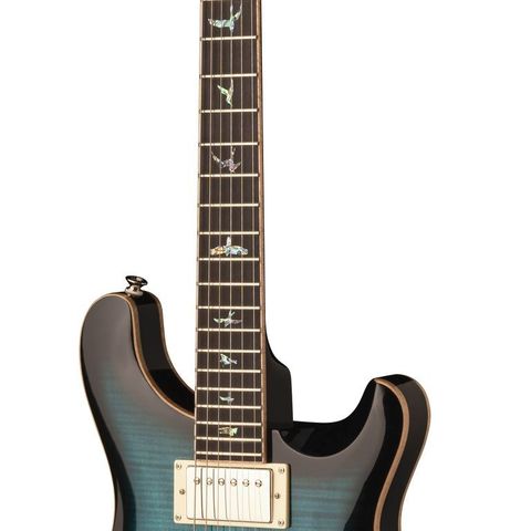 TILBUD! PRS SE Hollowbody-II Piezo Peacock Blue Burst - Kun 1 stk. på lager!