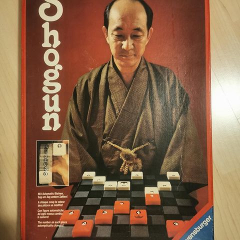 Vintage Shogun brettspill fra 1979