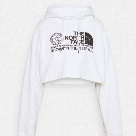 North face hette crop str M brukt én gang-nypris 850kr