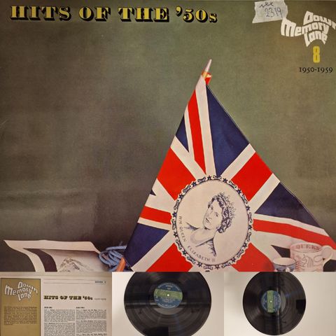 VINTAGE/RETRO LP-VINYL "HITS OF THE '50 S/DOWN MEMORY LANE 8 - 1966"