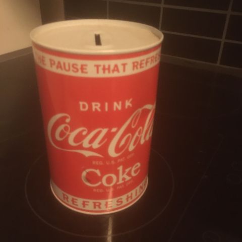 coca cola sparebøsse