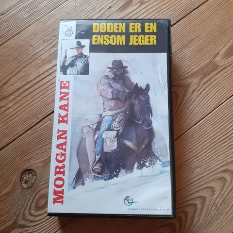MORGAN KANE. DØDEN ER EN ENSOM JEGER. NORSK VHS KJØPEFILM.