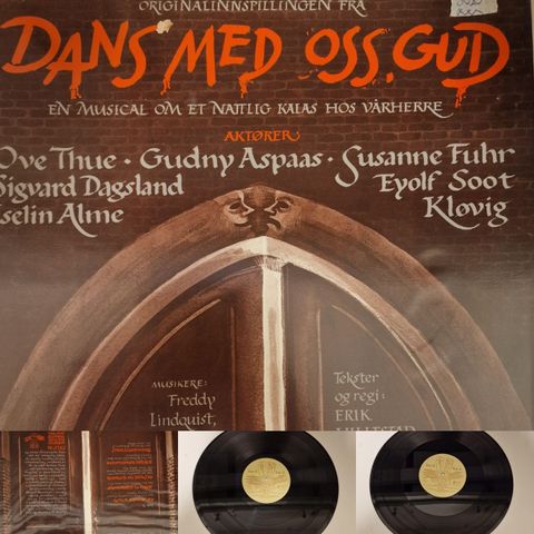 VINTAGE/RETRO LP-VINYL "DANS MED OSS GUD" 1982