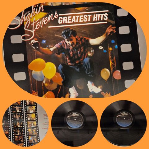 VINTAGE/RETRO LP-VINYL "SHAKIN STEVENS/GREATEST HITS 1984"