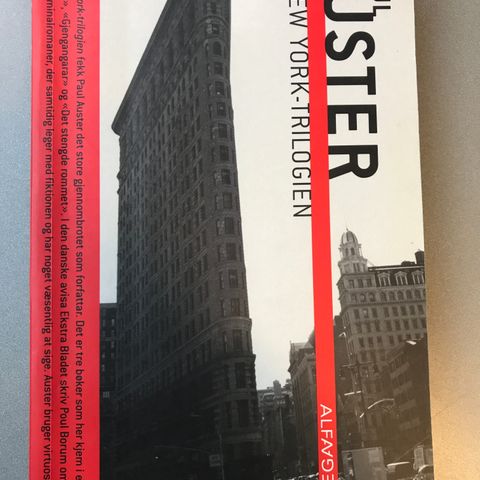 New York trilogien av Paul Auster