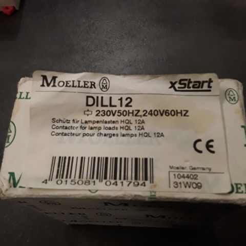 Contactor Moller / Eaton  DILL12(230V50HZ,240V60HZ) -