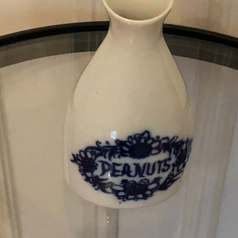 Peanøttkrukke/vase fra PP / vintage