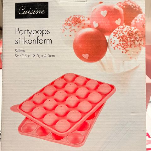 Partypops silikonform