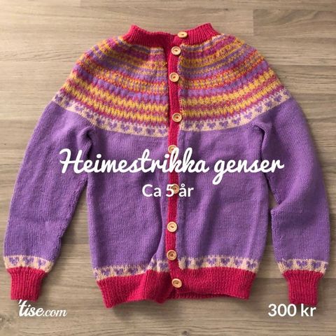 Hjemmestrikket genser