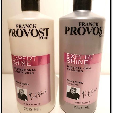 Franck Provost Paris Shampo og Balsam - Expert Shine 750 ML selges rimelig