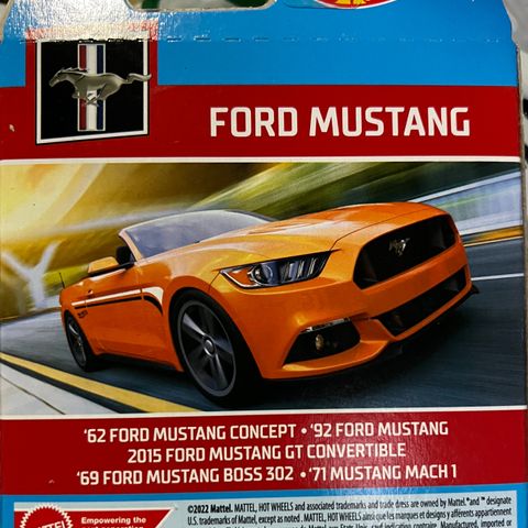 Hot Wheels Ford Mustang 5 pack 22