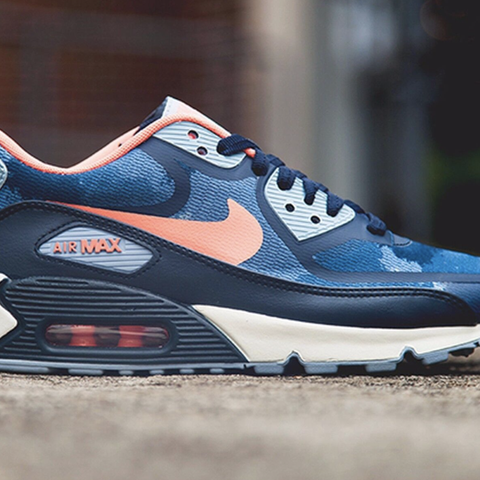 Nike Air Max 90 Premium Tape Blue Camo