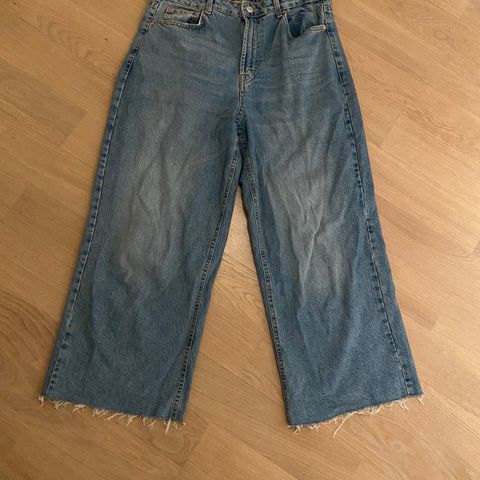 Cropped ankel jeans/ bukse