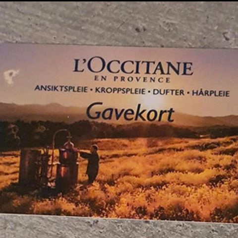 Gavekort L'occitane