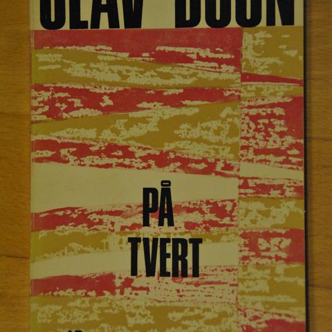 På tvert. Olav Duun