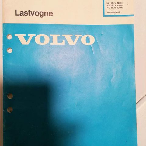 Volvo last verkstebok.