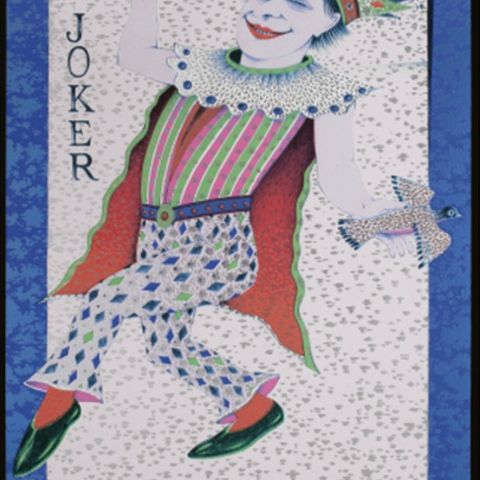 Jan Baker - Joker - serigrafi - metallpreg