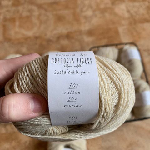 Gregoria Fibers Natural Cotton Merino