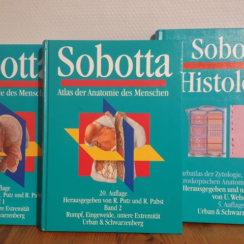 Sobotta. Anatomi atlas 2 bind og Histologiatlas