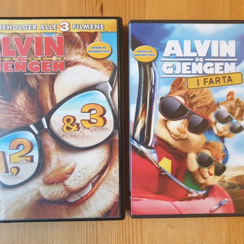 Alvin og Gjengen 1, 2 & 3 + I farta