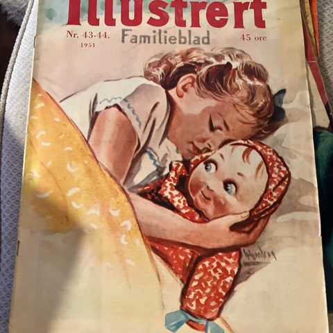 ILLUSTRERT - ukeblad fra 1930, 1951 og 1952 (pene utgaver / ikke slitte)