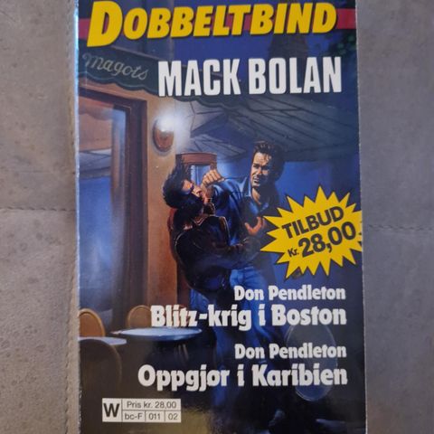 Don Pendleton: Blitz-krig i Boston - Oppgjør i Karibien - Dobbeltbind - Pocket