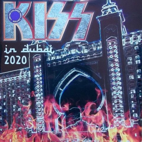 Kiss - In Dubai 2020 - Limitert 3LP på PURPLE vinyl , Skjelden