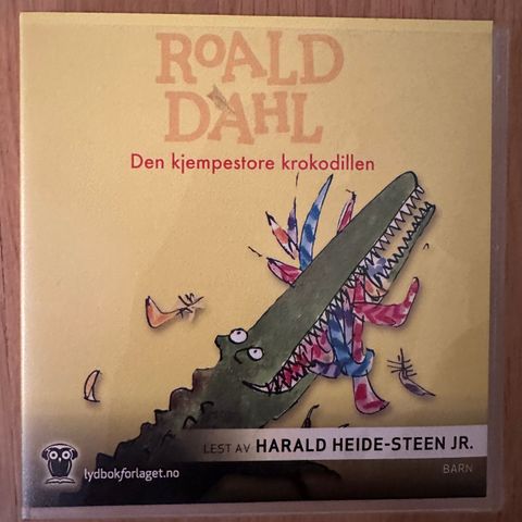 Lydbok Roald Dahl- Den kjempestore krokodillen