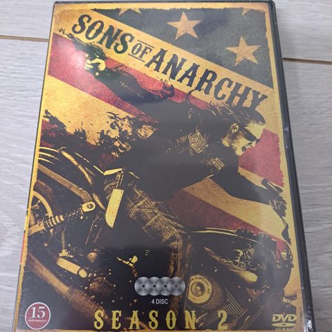 Sons of Anarchy: Season 2 (DVD) 💥FORSEGLET💥