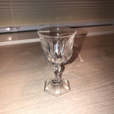 Lite snapsglass / shotteglass i krystall