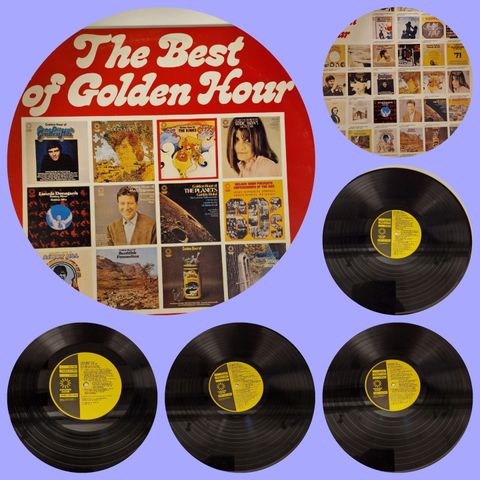 VINTAGE/RETRO LP-VINYL DOBBEL "THE BEST OF GOLDEN HOUR"