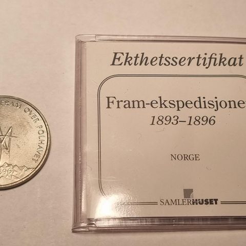 5 kroner mynt 1996 Fram-ekspedisjonen