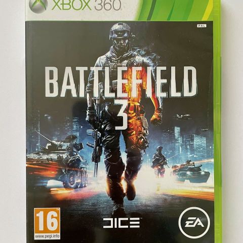 XBOX 360 spill: Battlefield 3