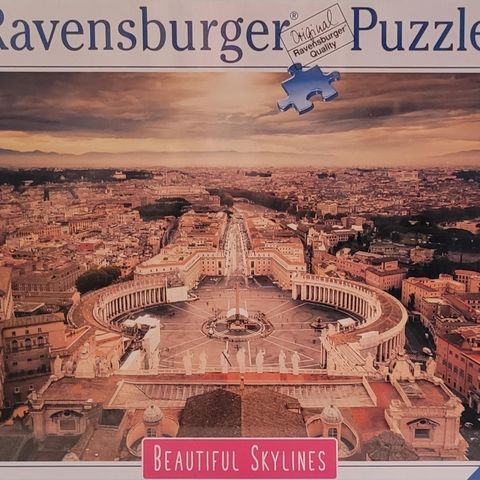 Uåpnet Ravensburger puslespill 1000 brikker