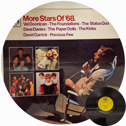 VINTAGE/RETRO LP-VINYL "MORE STARS OF '68 - VAL DOONICAN - THE FOUNDATIONS...."