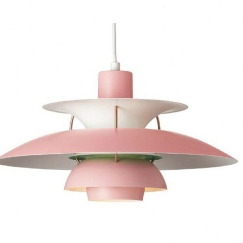 PH5 Rosa Taklampe Poul Henningsen for Louis Poulsen