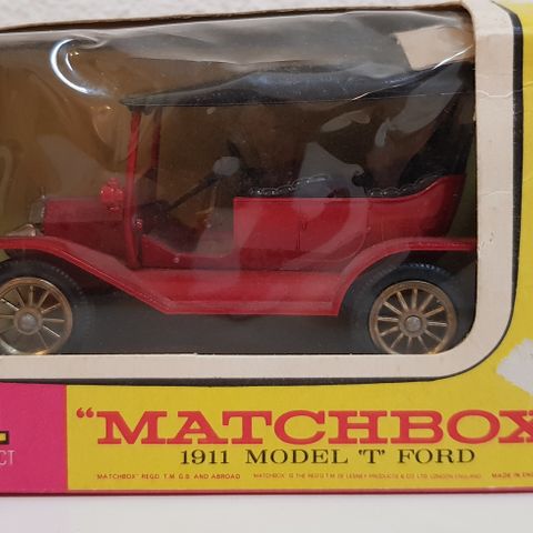 1911 Model "T" Ford. Matchbox Models of Yesteryear No. Y1-2. Made in England