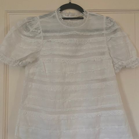 ULLA JOHNSON BLONDE BLUSE STØRRELSE 34 US STØRRELSE 0 XS