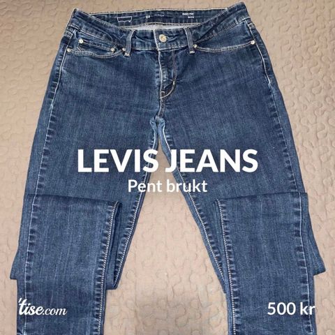 LEVIS denimbukse - fin og lite brukt!