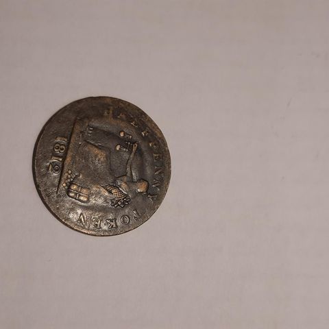 Half Penny token 1812