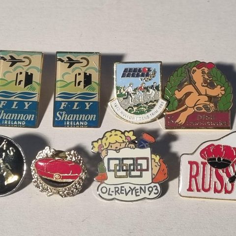 Diverse pins