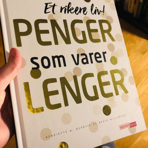 Boken «Penger som varer lenger!»