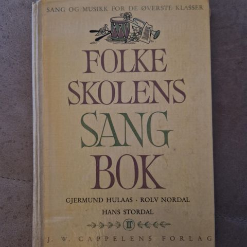 Folkeskolens sangbok 2 - Oslo 1962